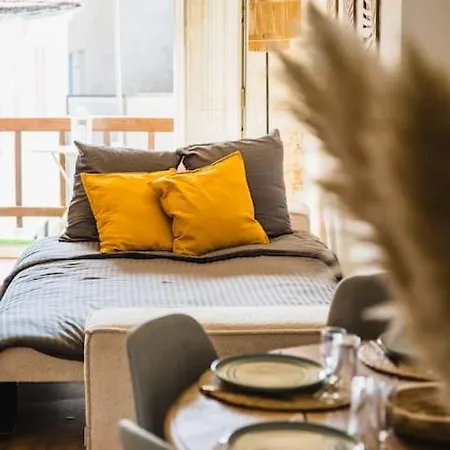 Appartement Sublime T2 Avec Balcon, Wifi, Linge #centre *